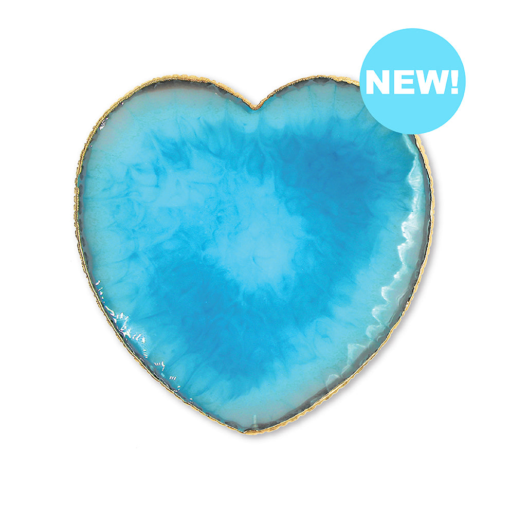 Nail art palette - blue heart