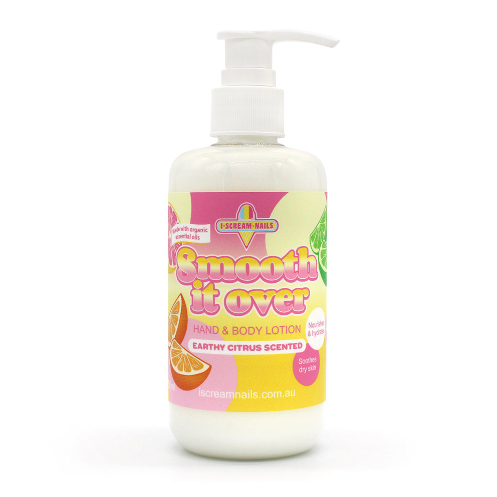 Smooth it Over Hand and Body Lotion - Earthy Citrus scented 250ml